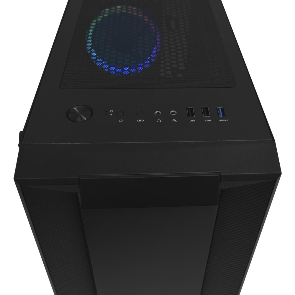 GABINETE GAMER SATELLITE 2101K PRETO 