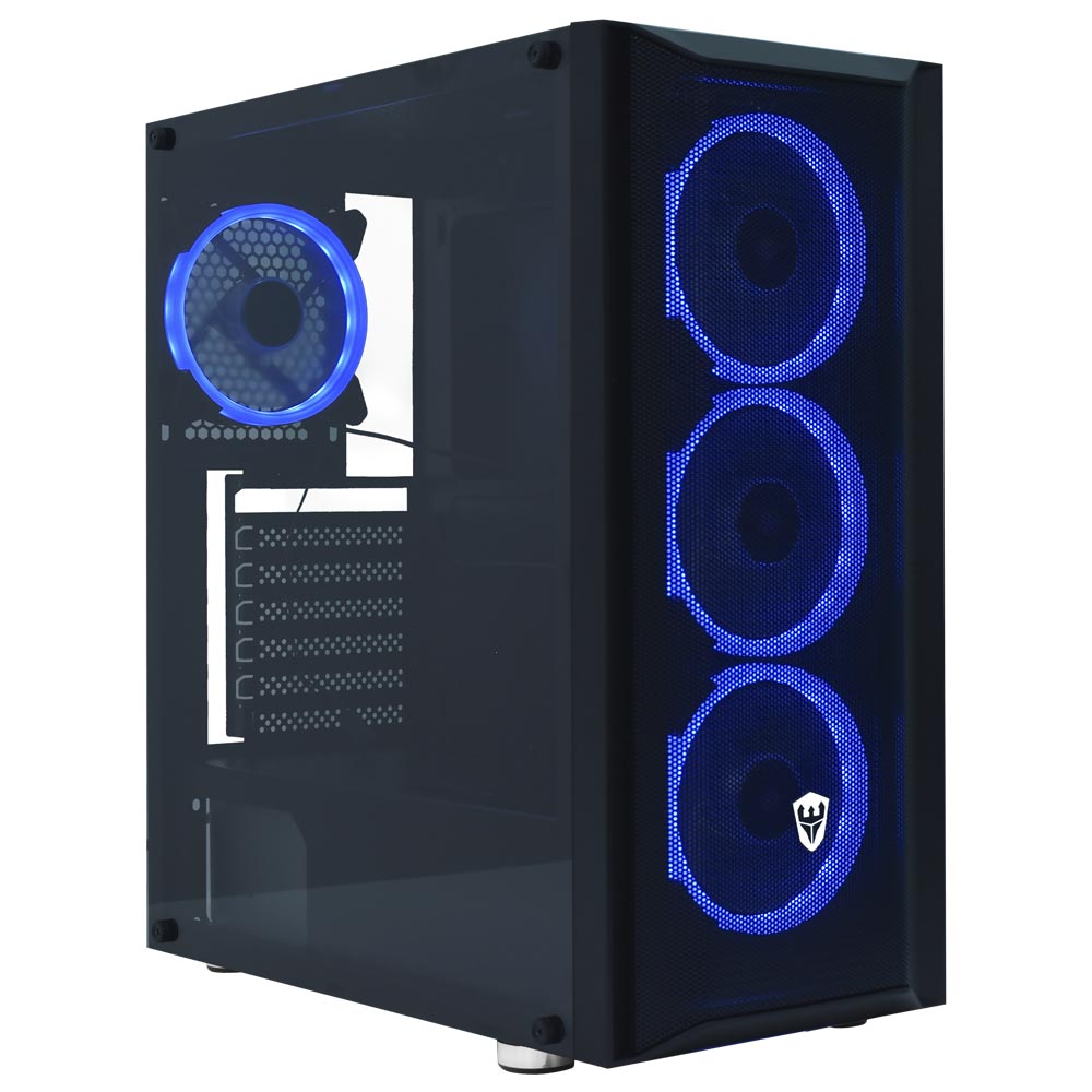 Gabinete Gamer Satellite 2400K E-ATX / 4 Cooler / RGB - Preto