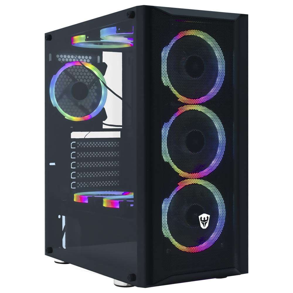 Gabinete Gamer Satellite 2800K E-ATX / 8 Cooler / RGB - Preto