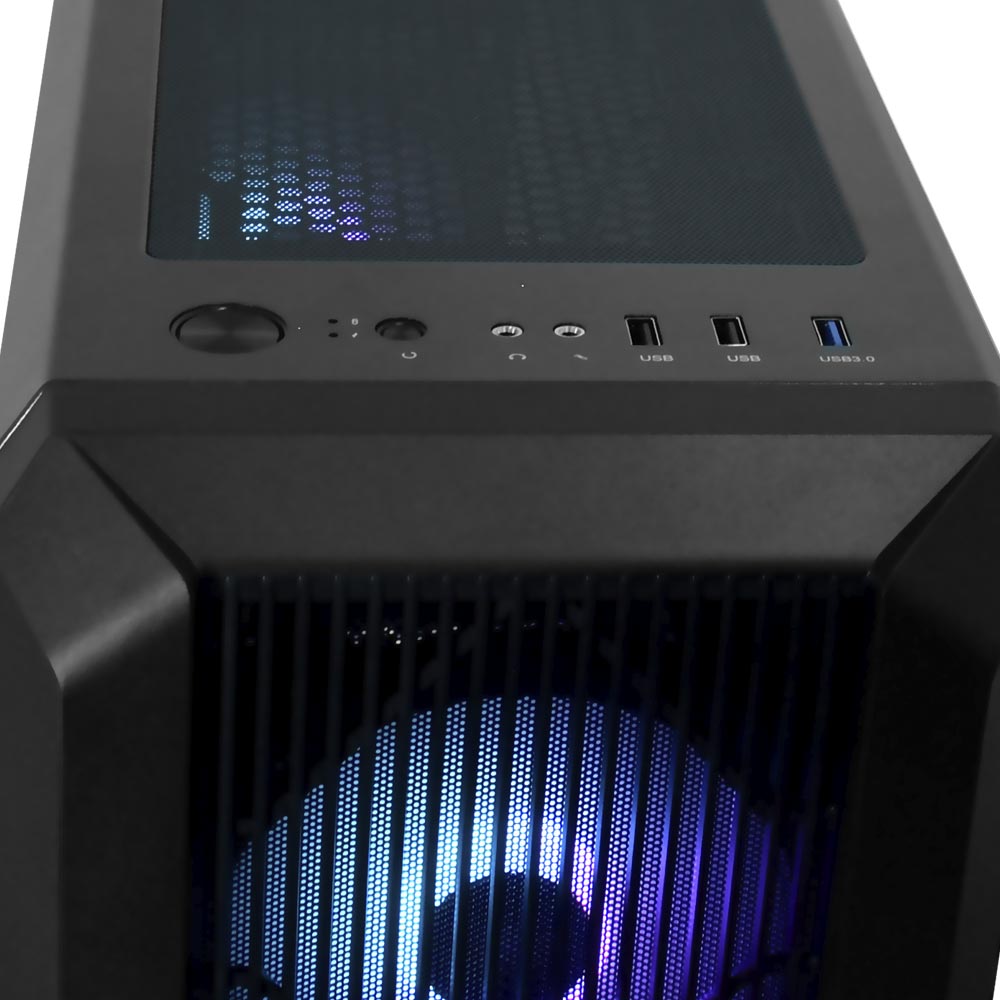 Gabinete Gamer Satellite 3400K E-ATX / 4 Cooler - Preto