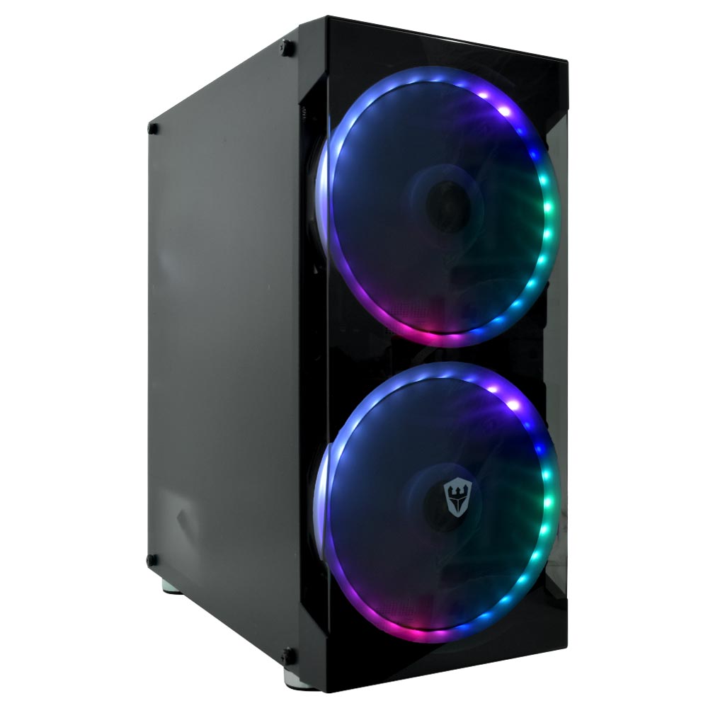 Gabinete Gamer Satellite K879 / 3 Cooler - Preto 