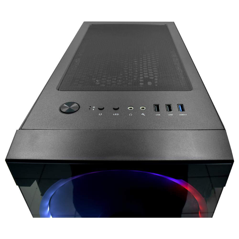 Gabinete Gamer Satellite K879 / 3 Cooler - Preto 