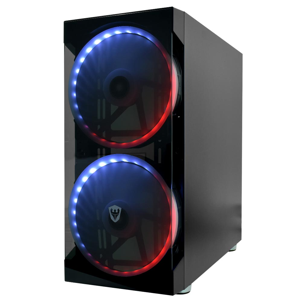 Gabinete Gamer Satellite K879 / 3 Cooler - Preto 