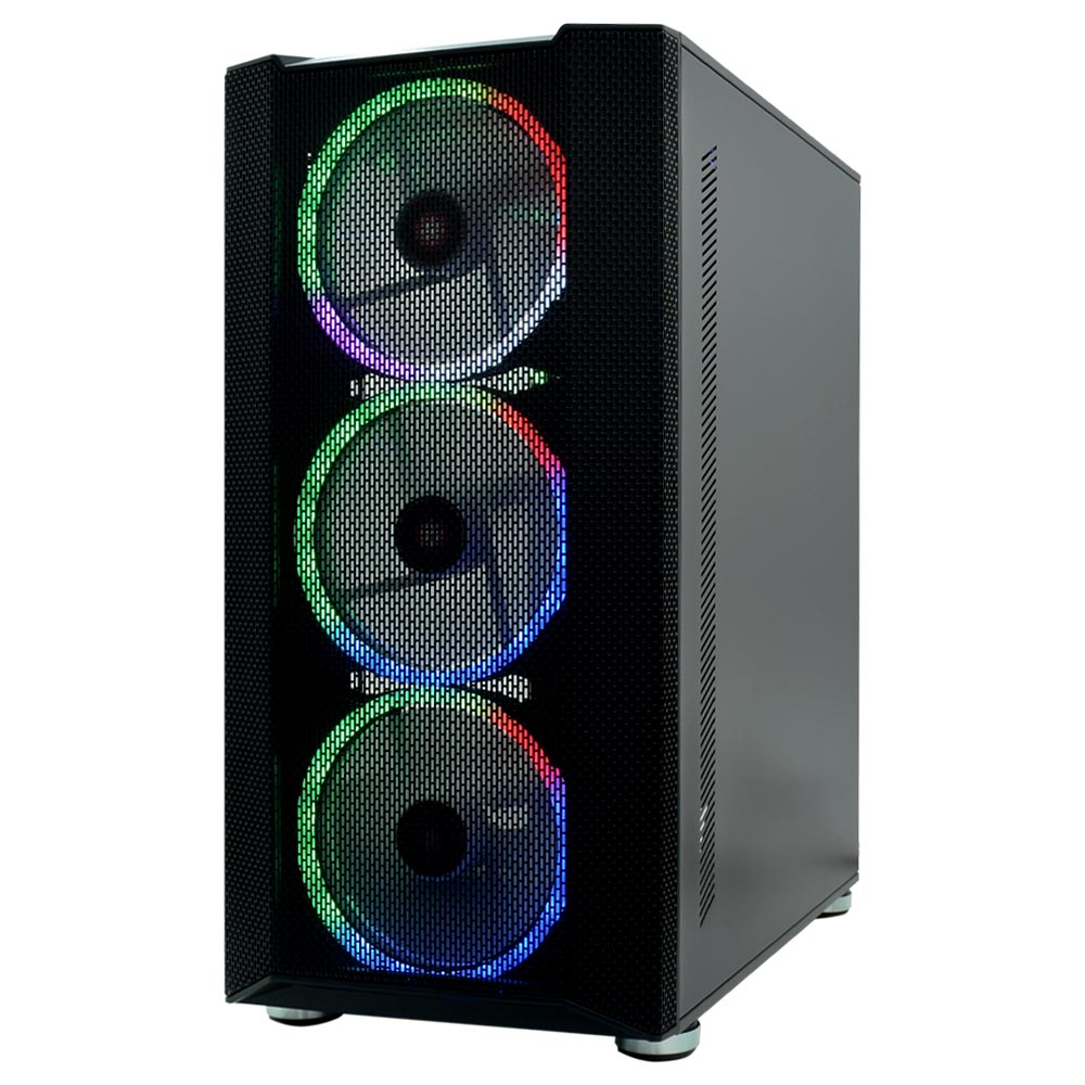 Gabinete Gamer Satellite K880 E-ATX / 6 Cooler / RGB - Preto