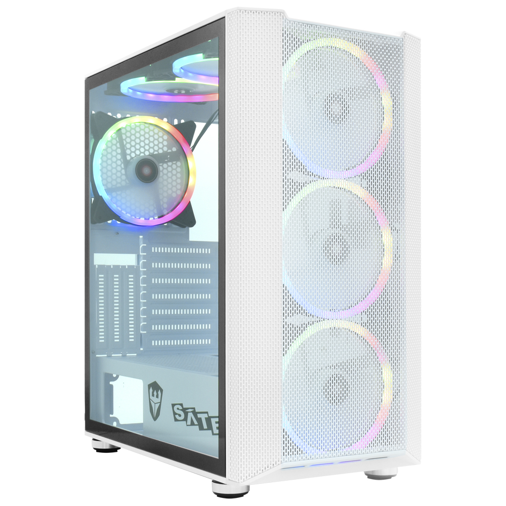 Gabinete Gamer Satellite K881 / 6 Cooler - Branco 