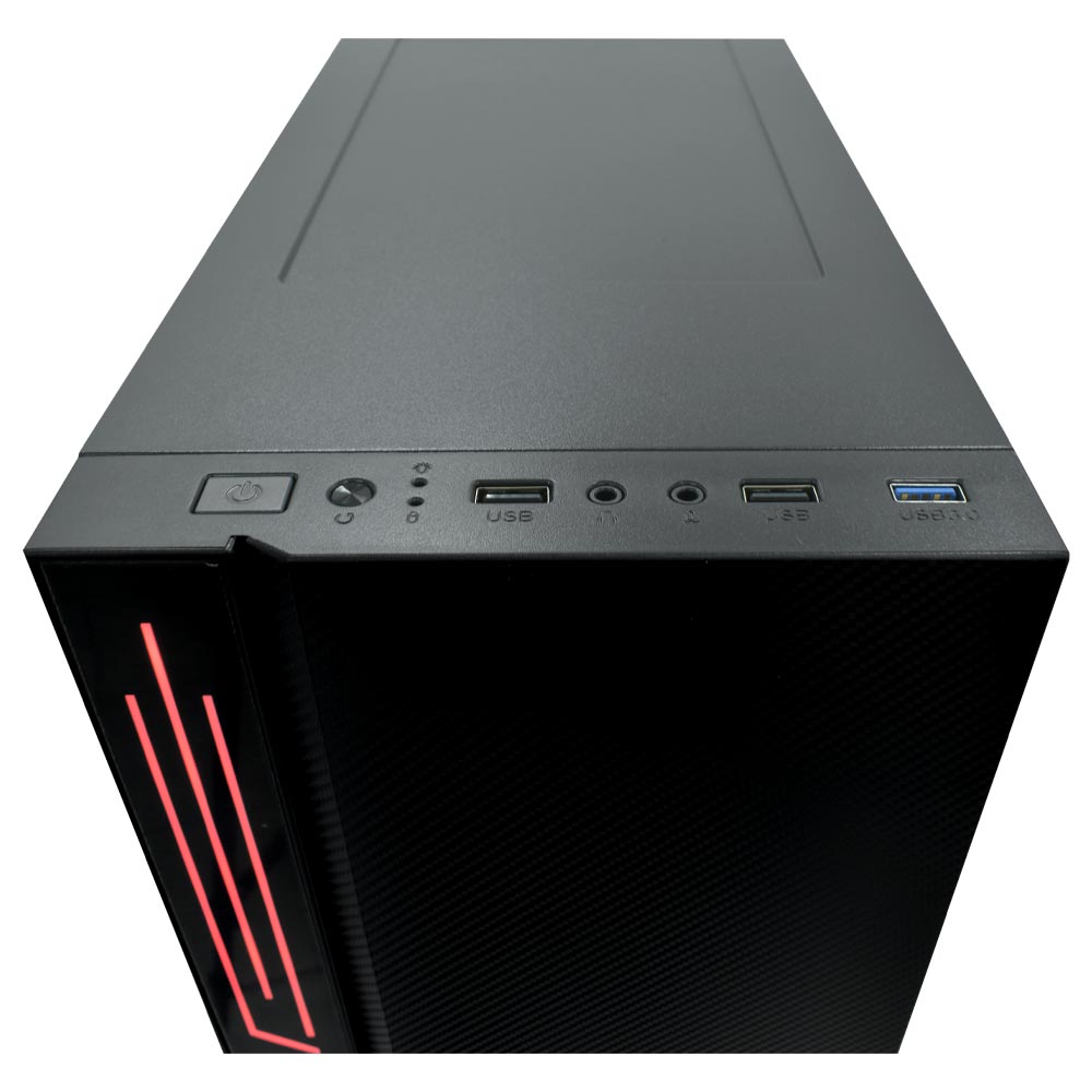 Gabinete Gamer Satellite K885 Mid Tower / 1 Cooler - Preto