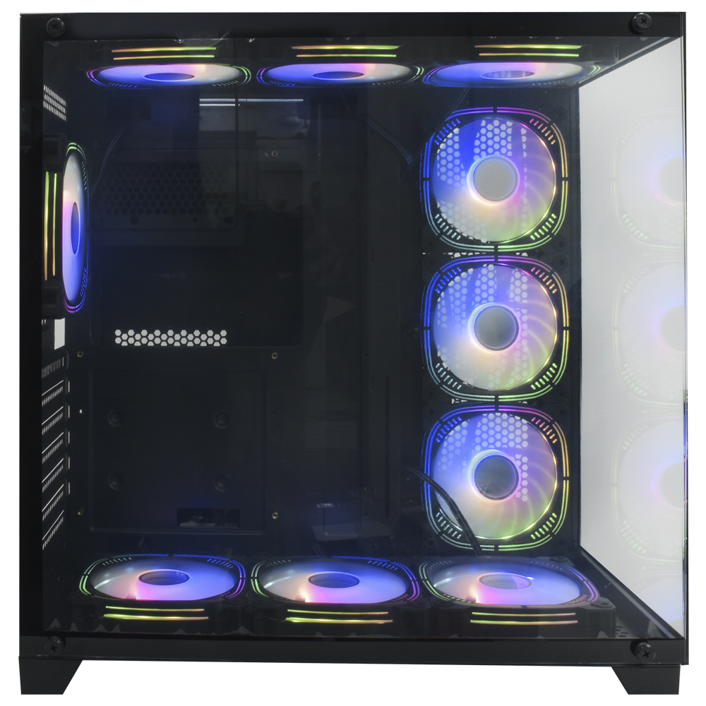 Gabinete Gamer Satellite K898 ATX / 10 Cooler - Preto