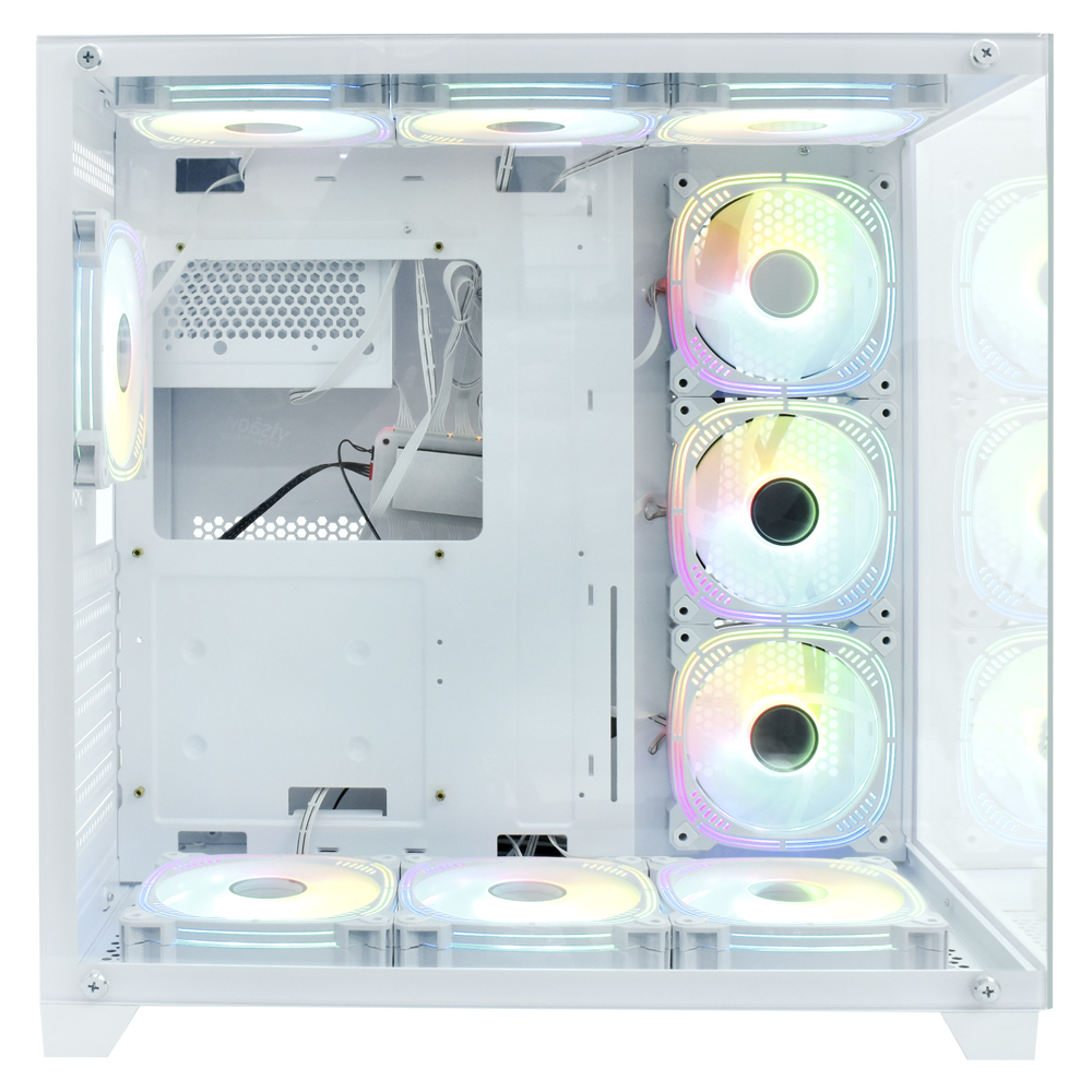 Gabinete Gamer Satellite K899 ATX / 10 Cooler - Branco