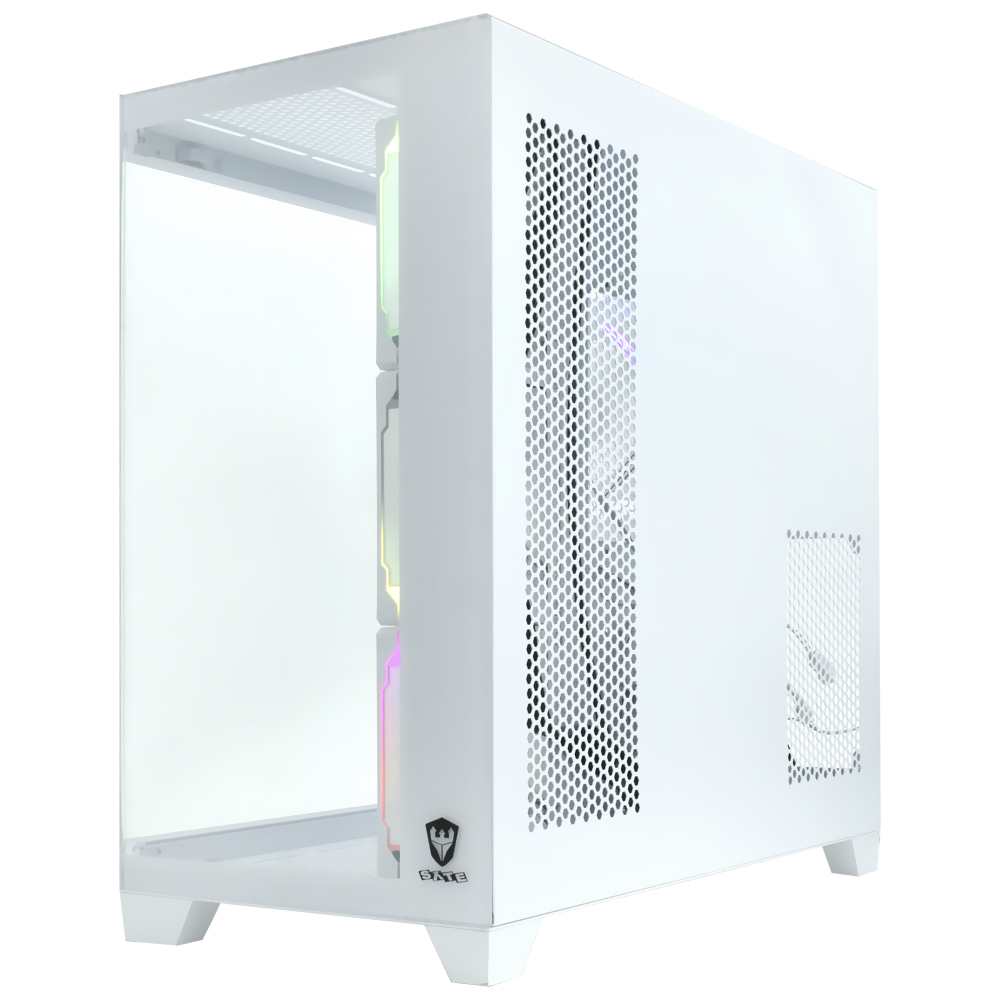 Gabinete Gamer Satellite K903 ATX / 4 Cooler / ARGB - Branco