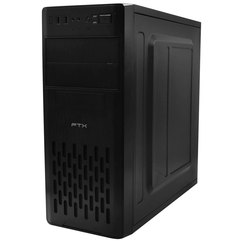 Gabinete Kit FTX 3155 Fonte 500W / Speaker / Mouse / Teclado Espanhol - Preto