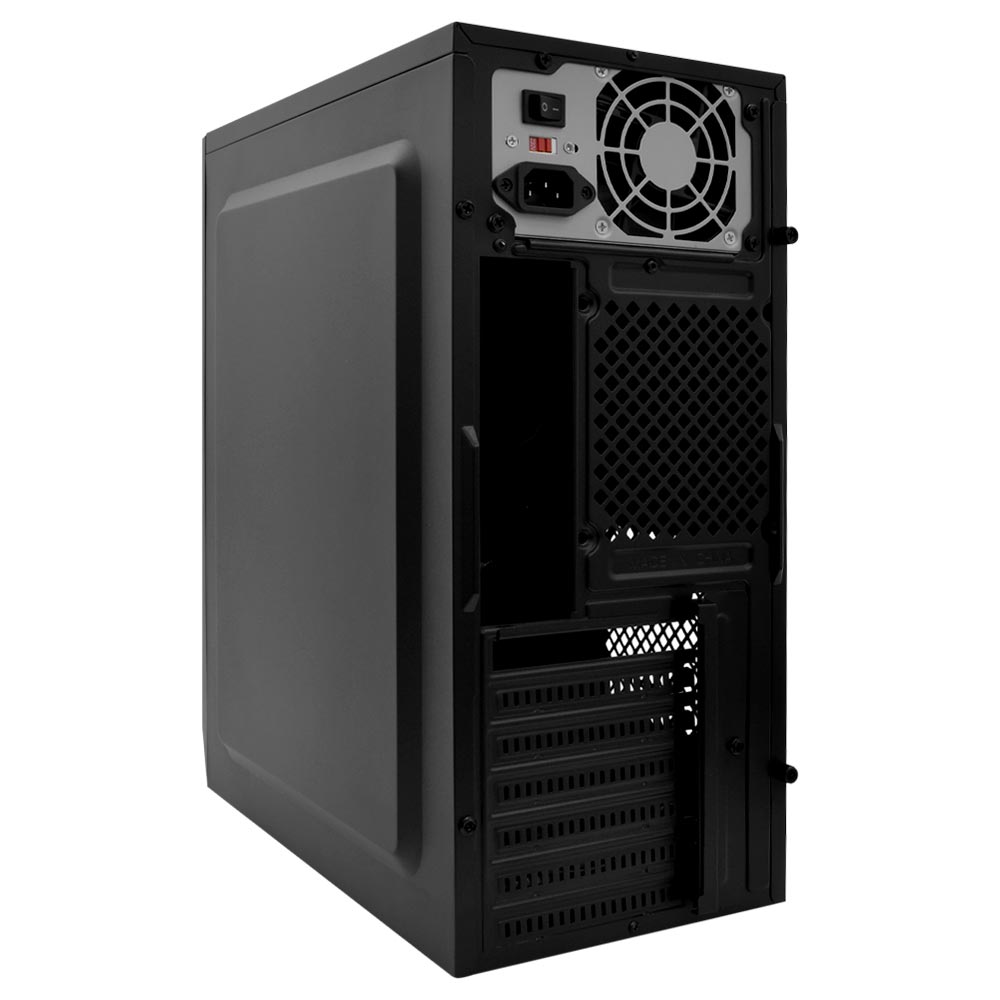 Gabinete Kit Satellite K703 Fonte 200W / Speaker / Mouse / Teclado espanhol - Preto 