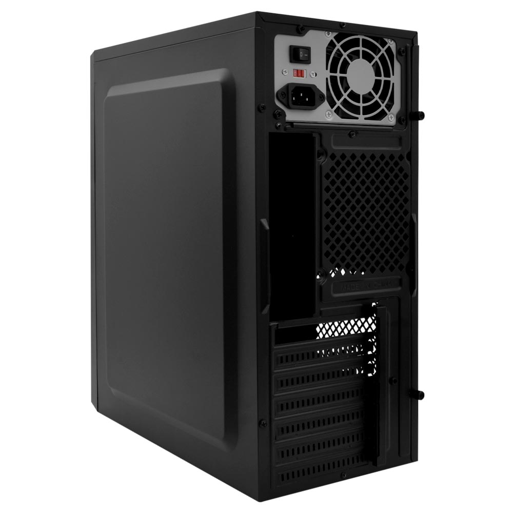 Gabinete Kit Satellite K704 Fonte 200W / Speaker / Mouse / Teclado português - Preto