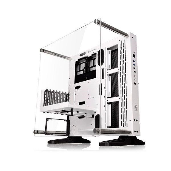 Gabinete Thermaltake Gamer/Gaming Core P3 TG Snow Edition (CA-1G4-00M6WN-05) - Branco