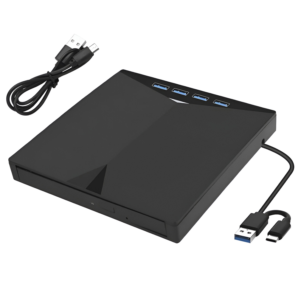 GRAV. DVD EXTERNO XD013 MULTI-FUNCTION 7-IN-1 PRETO