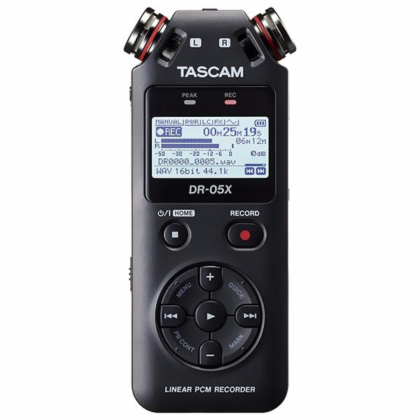 GRAVADOR DE VOZ TASCAM DR-05X PRETO    