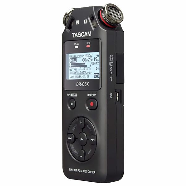 GRAVADOR DE VOZ TASCAM DR-05X PRETO    