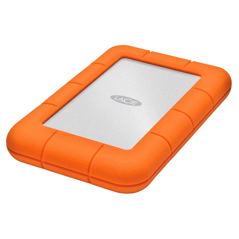 HD Externo Lacie 1TB Rugged Mini 2.5" LAC301558 - Prata