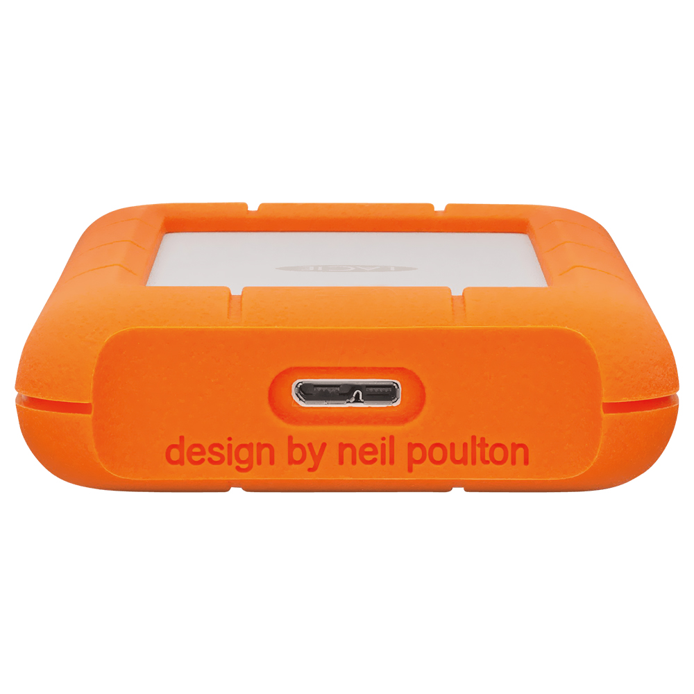 HD Externo Lacie 2TB Rugged Mini 2.5" LAC9000298 - Prata