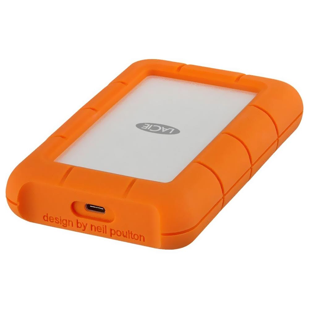 HD Externo Lacie 4TB Rugged Mini 2.5" LAC9000633 - Prata