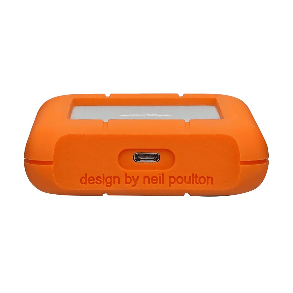 HD Externo Lacie 4TB Rugged Mini 2.5" LAC9000633 - Prata