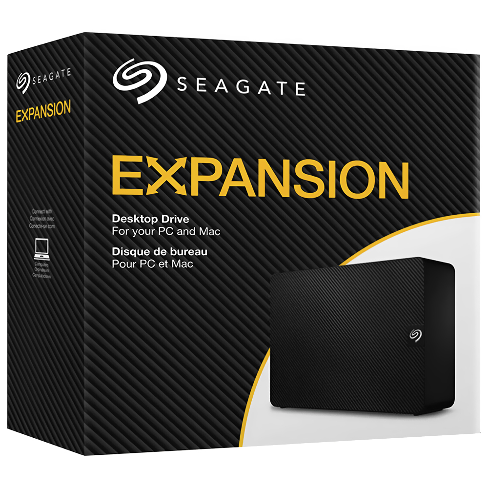 HD Externo Seagate 26TB Expansion 3.5" STKP26000400 - Preto