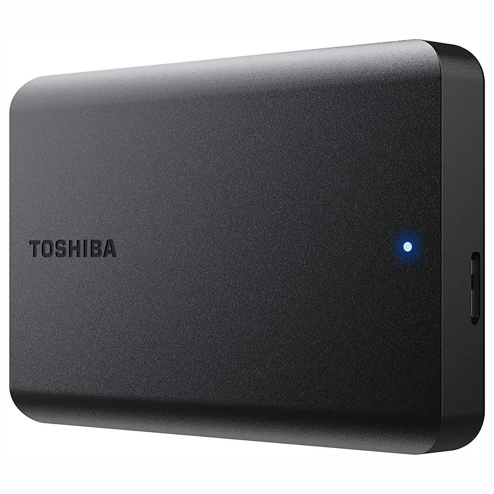 HD Externo Toshiba 1TB Canvio Basics 2.5" HDTB510XK3AA - Preto