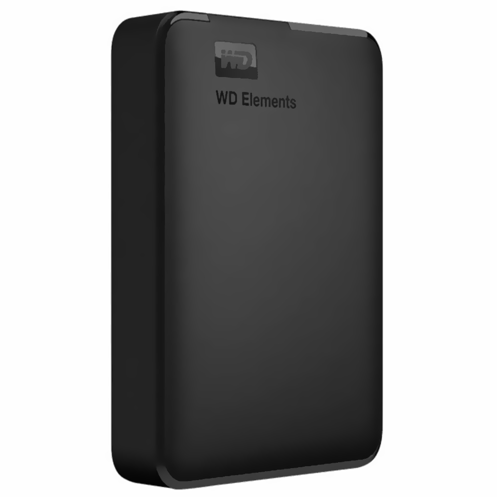 HD Externo Western Digital 2TB WD Elements 2.5"  WDBU6Y0020BBK - Preto