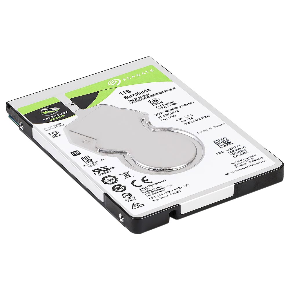 HD para Notebook Seagate 1TB BarraCuda 2.5" SATA 3 - ST1000LM048