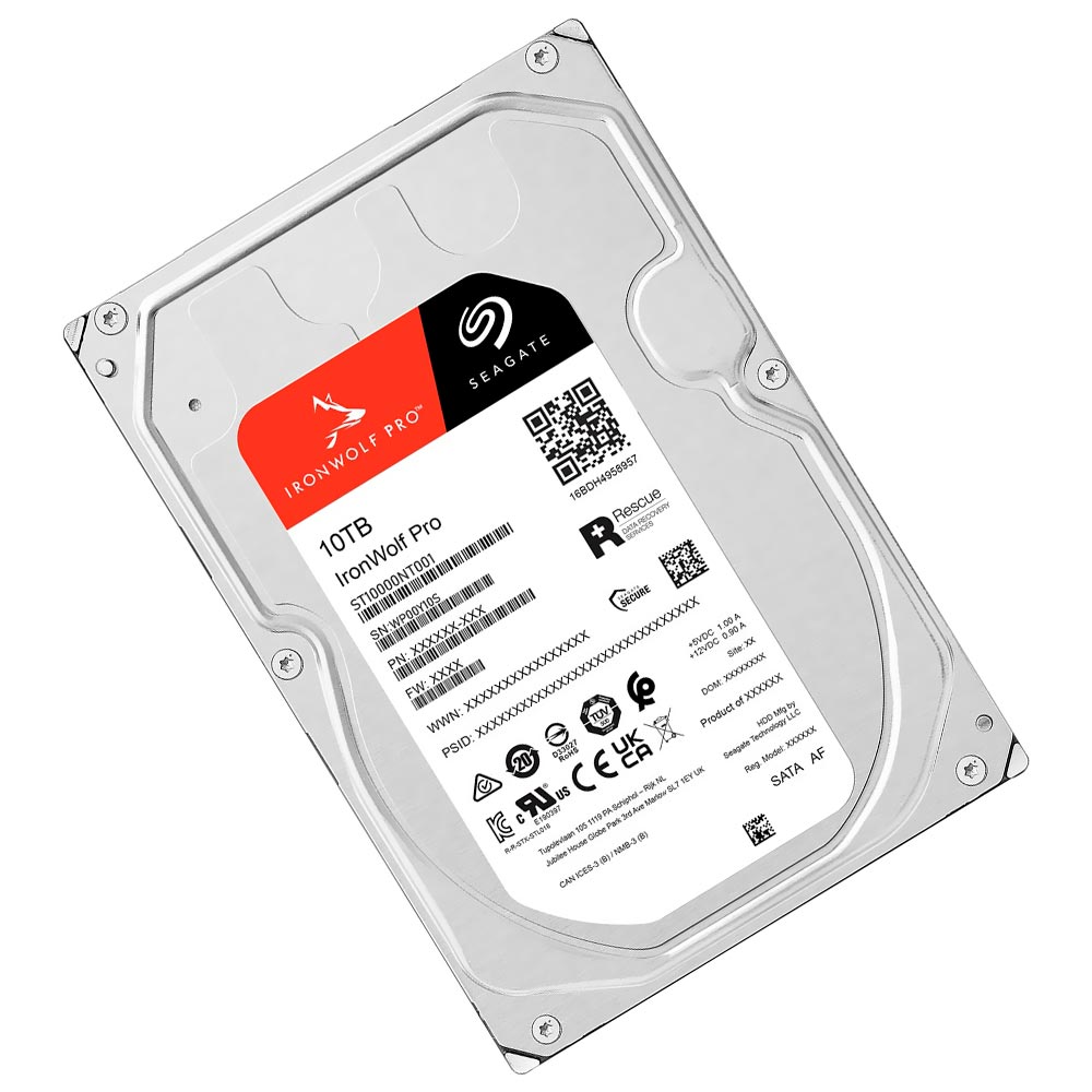 HD Seagate 10TB Iron Wolf Pro 3.5" SATA 3 7200RPM - ST10000NT001