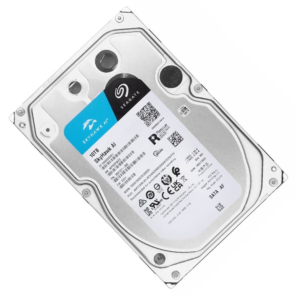 HD Seagate 10TB SkyHawk AI Surveillance 3.5" SATA 3 7200RPM - ST10000VE001 (GARANTIA BR)