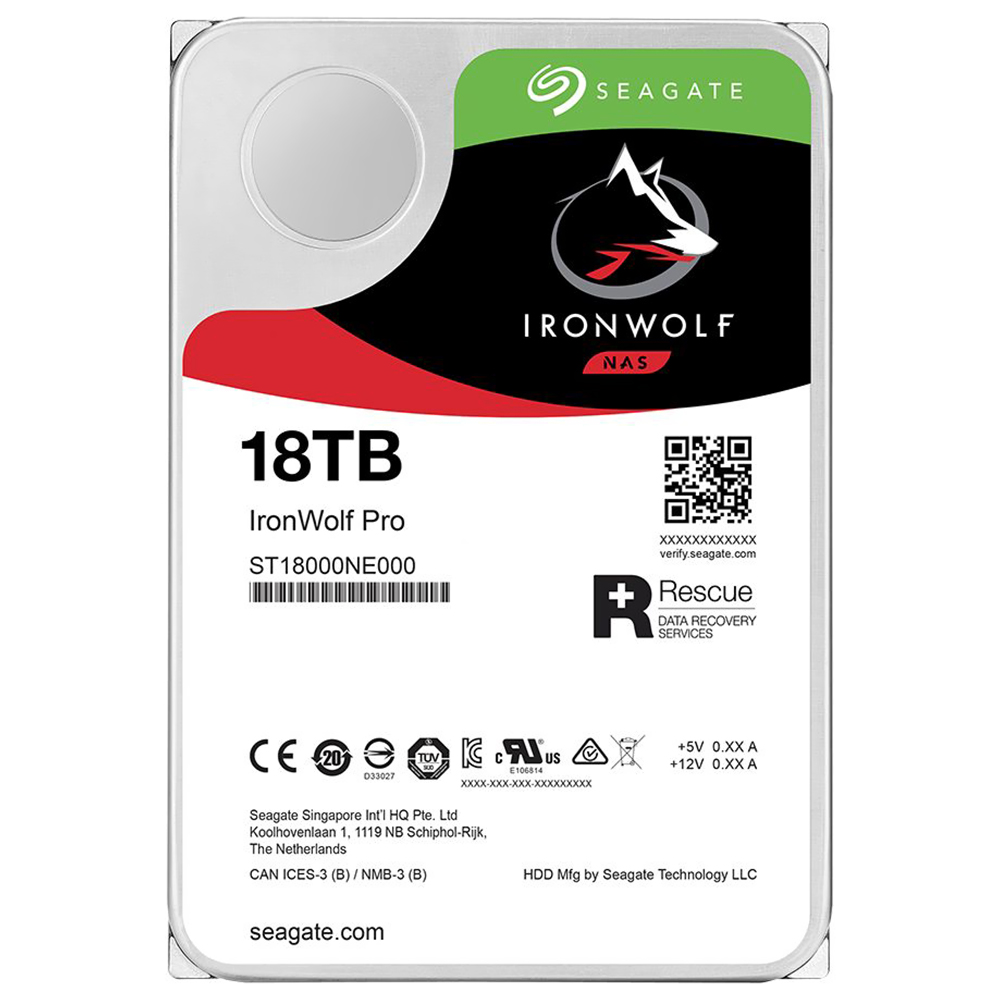 HD Seagate 18TB Iron Wolf Pro Nas 3.5" SATA 3 7200RPM - ST18000NE000