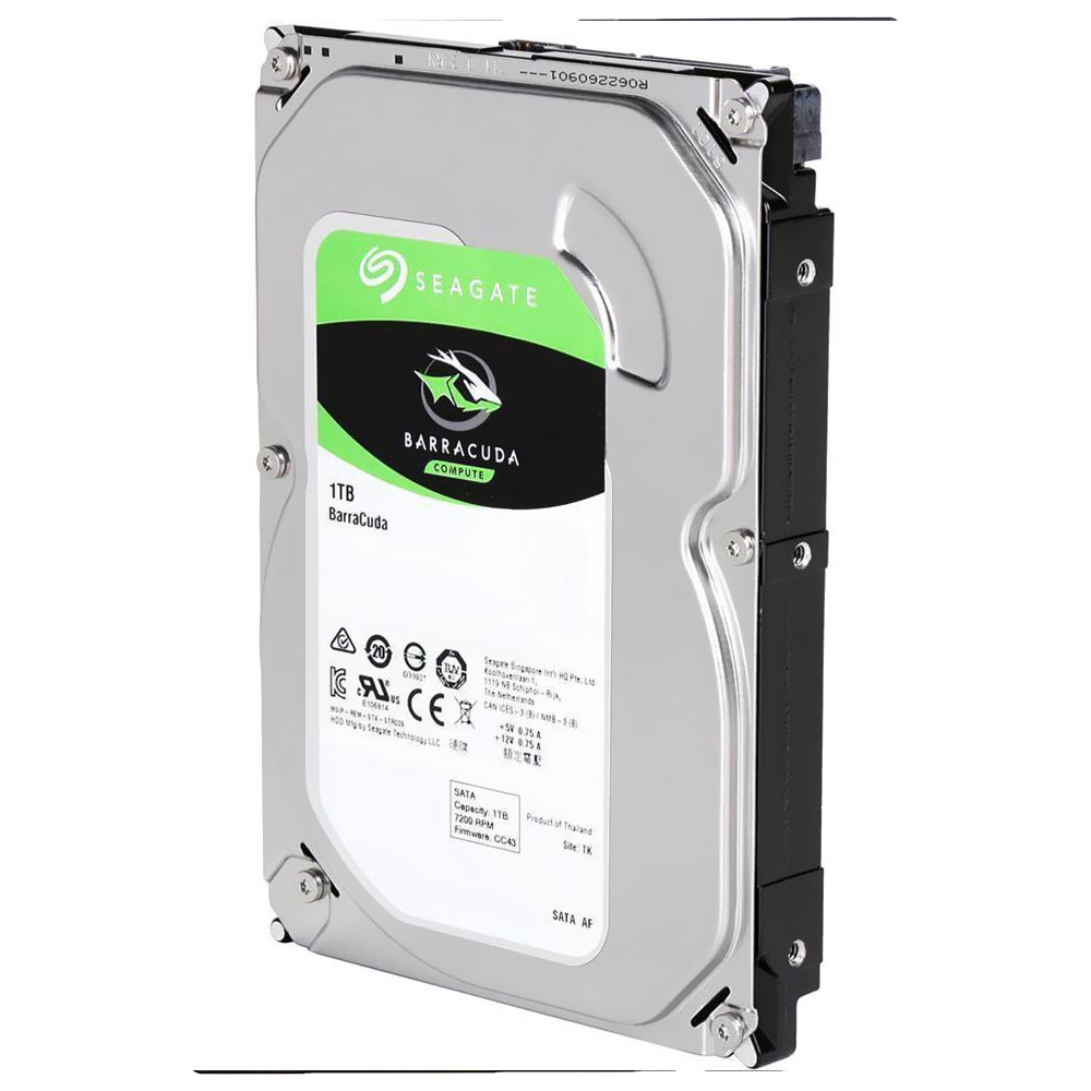HD Seagate 1TB BarraCuda SATA 3 7200RPM 3.5" - ST1000DM010 