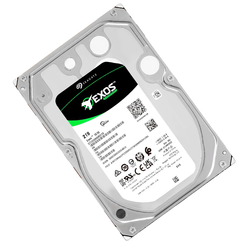 HD Seagate 2TB Exos 7E10 Enterprise 3.5" SAS 7200RPM - ST2000NM001B (GARANTIA BR)
