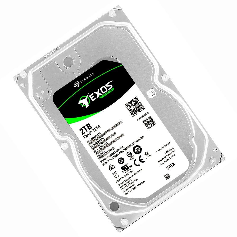 HD Seagate 2TB Exos 7E10 Enterprise 3.5" SATA 3 7200RPM - ST2000NM017B