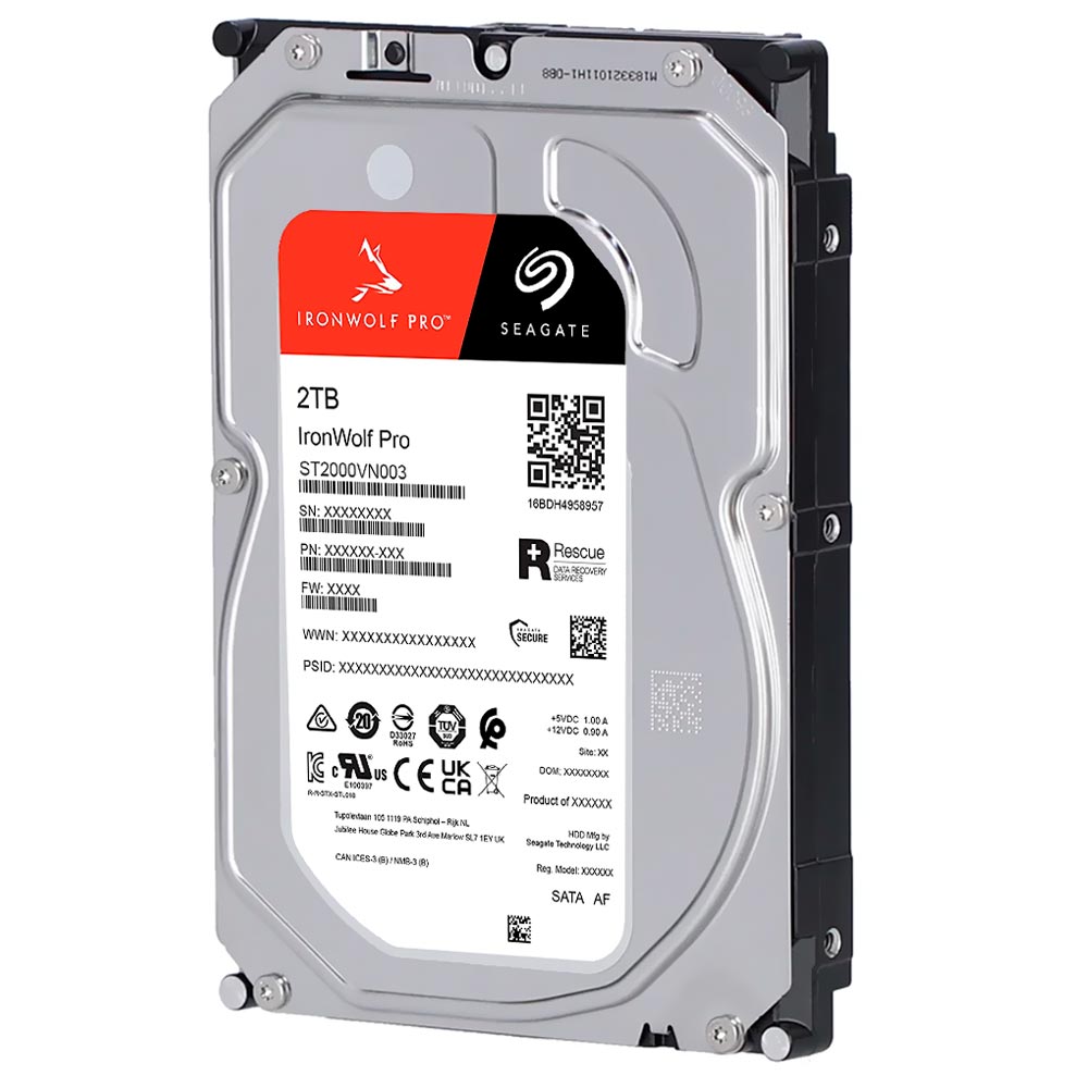 HD Seagate 2TB Iron Wolf 3.5" SATA 3 5400RPM - ST2000VN003