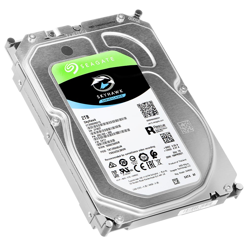 HD Seagate 2TB SkyHawk Surveillance 3.5" SATA 3 7200RPM - ST2000VX015