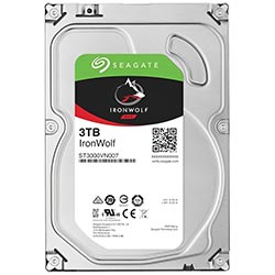 HD Seagate 3TB Iron Wolf Nas 3.5" SATA 3 5900RPM - ST3000VN007 (GARANTIA BR)
