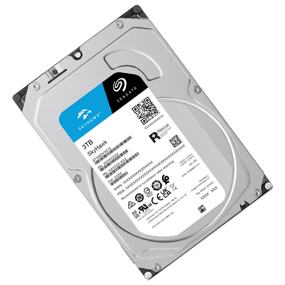 HD Seagate 3TB SkyHawk 3.5" 7200RPM - ST3000VX015