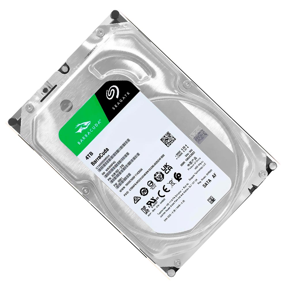 HD Seagate 4TB BarraCuda SATA 3 5400RPM 3.5" - ST4000DM004