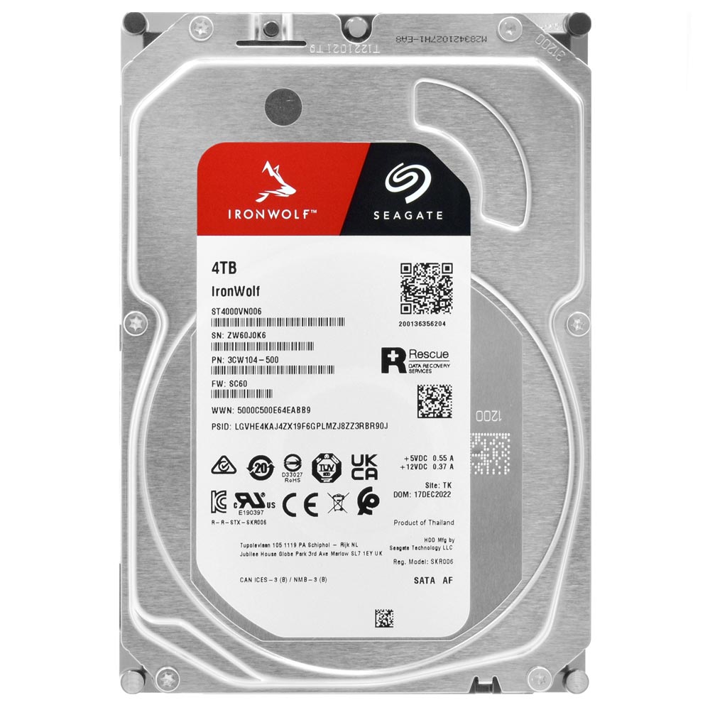 HD Seagate 4TB Iron Wolf Nas 3.5
