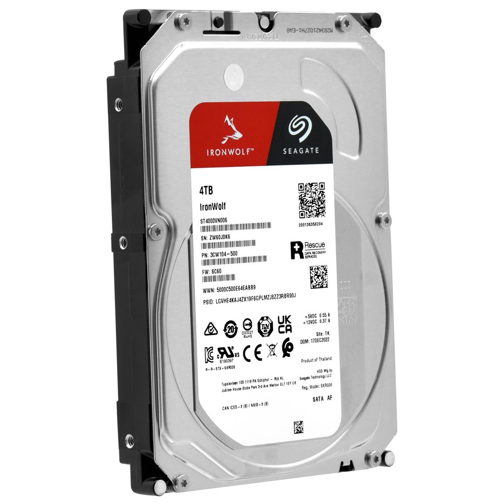 HD Seagate 4TB Iron Wolf Nas 3.5" SATA 3 5400RPM - ST4000VN006