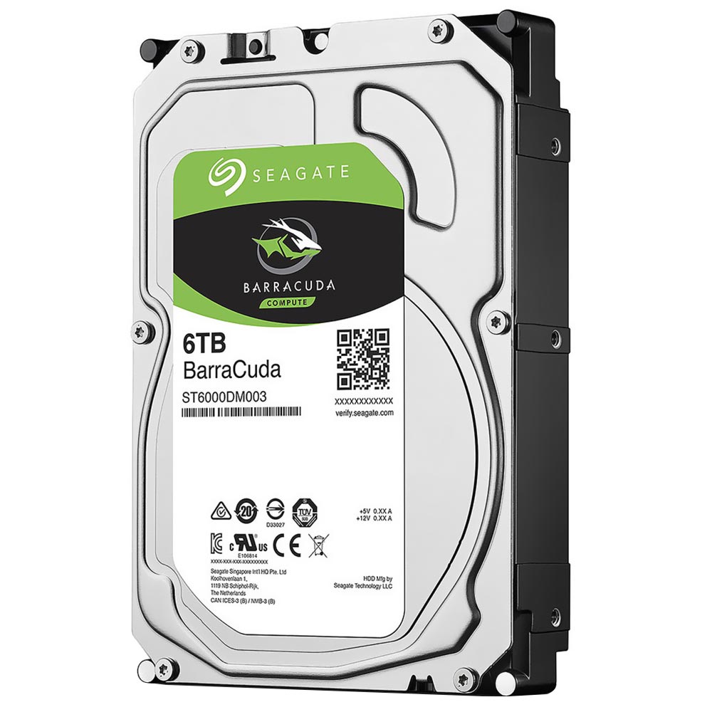 HD Seagate 6TB Barracuda 3.5" SATA 3 5400RPM - ST6000DM003 (GARANTIA BR)