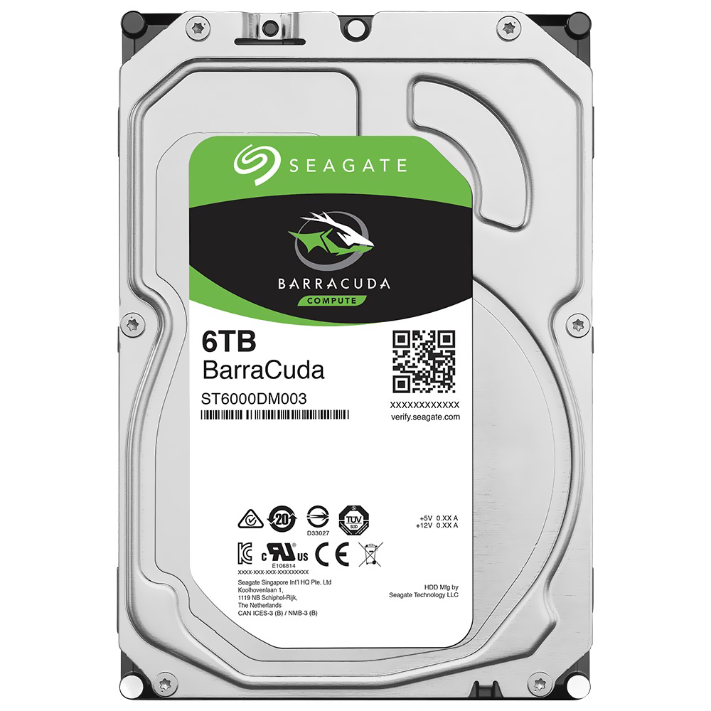 HD Seagate 6TB Barracuda 3.5" SATA 3 5400RPM - ST6000DM003 (GARANTIA BR)