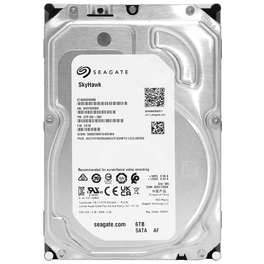 HD Seagate 6TB Skyhawk 3.5" SATA 3 5400RPM - ST6000VX008
