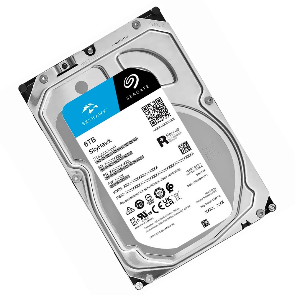HD Seagate 6TB SkyHawk 3.5" SATA 3 5400RPM - ST6000VX009 (GARANTIA BR)