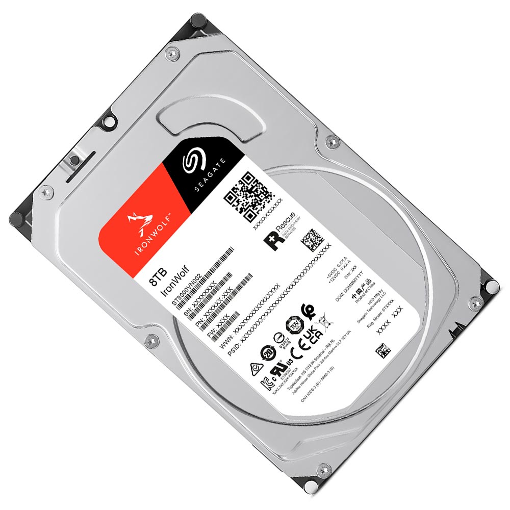 HD Seagate 8TB Iron Wolf 3.5" SATA 3 7200RPM - ST8000VN002