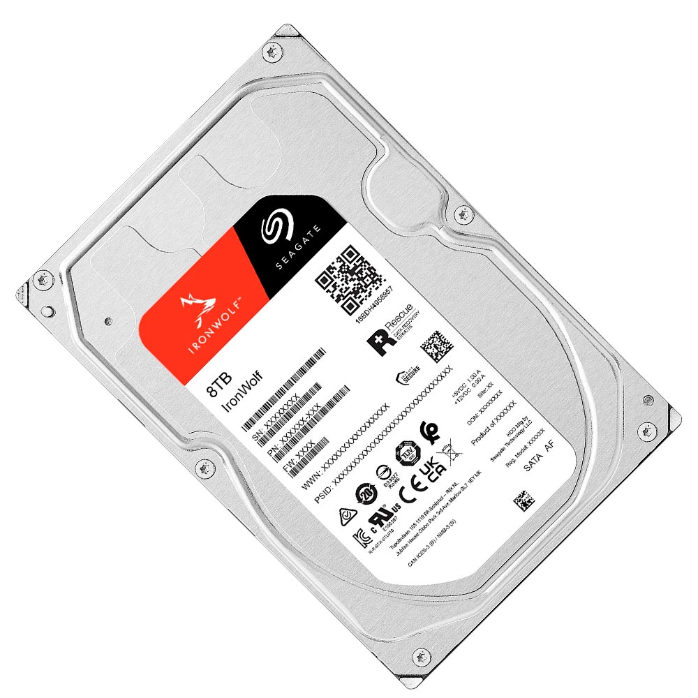 HD Seagate 8TB Iron Wolf Nas 3.5" SATA 3 7200RPM - ST8000VN004