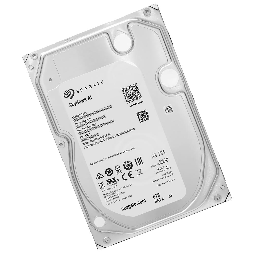 HD Seagate 8TB SkyHawk AI Surveillance SATA 3 7200RPM 3.5" - ST8000VE000