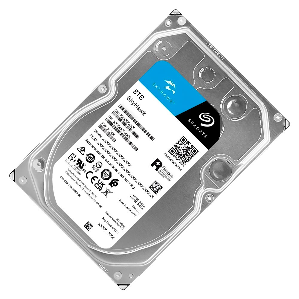 HD Seagate 8TB SkyHawk AI Surveillance SATA 3 7200RPM 3.5