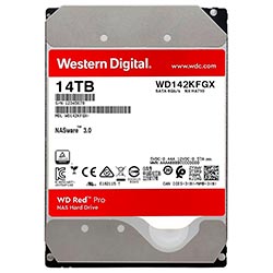 HD Western Digital 14TB WD Red Pro Nas 3.5" SATA 3 7200RPM - WD142KFGX